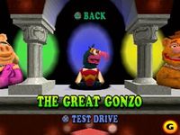 une photo d'Ã©cran de Muppet RaceMania sur Sony Playstation